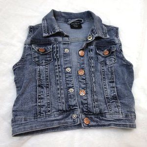 Little Bipsy Denim Vest - EEEUC - 6-12m